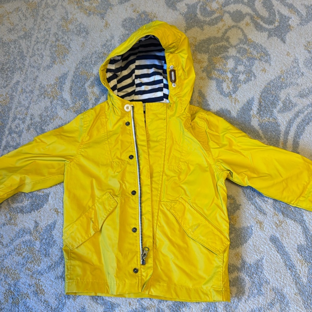 Baby Gap toddler rain jacket with hood.